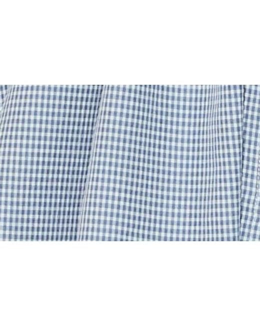 Vici Collection Blue Benson Pleated Shirtdress
