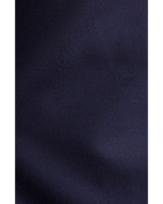 Eleventy Blue Three-button Wool & Silk Blazer for men