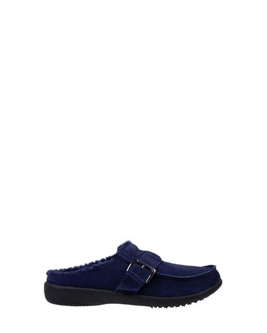 Revitalign Blue Siesta Faux Fur Lined Clog