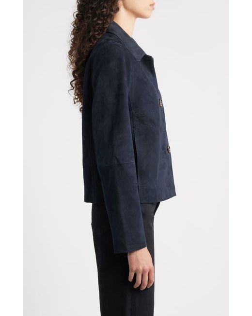 Bernardo Black Crop Suede Jacket