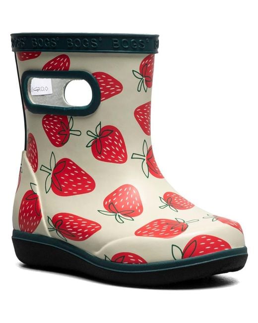 Bogs Red Skipper Ii Waterproof Rain Boot
