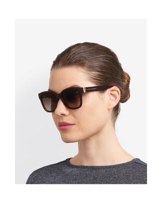 Stuart Weitzman Multicolor 53Mm Gradient Square Sunglasses