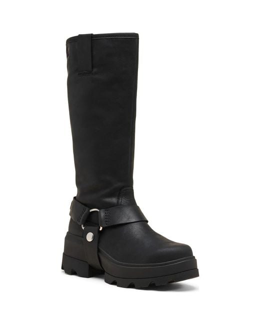 Sorel Black Joan Frwd Waterproof Harness Boot