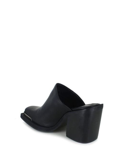 Zigi Black Macci Platform Mule