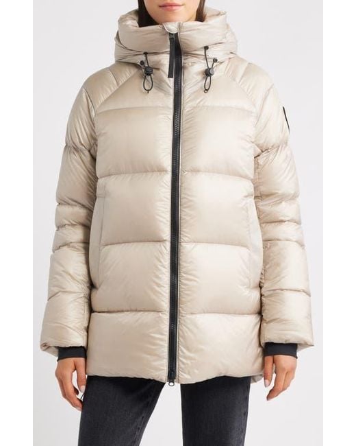 Canada Goose Natural Cypress Water Repellent Packable 750 Fill Power Down Puffer Jacket