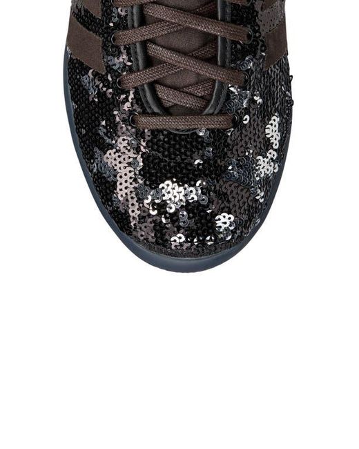 Adidas Black Karintha Lo Sequin Sneaker for men