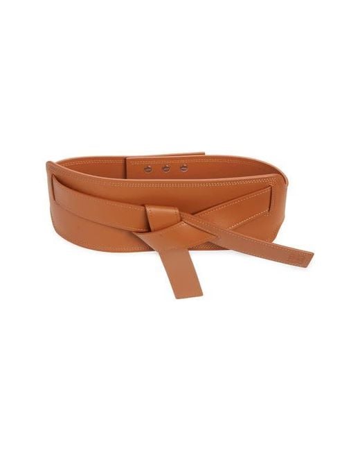 Loewe Brown Gate Leather Belt
