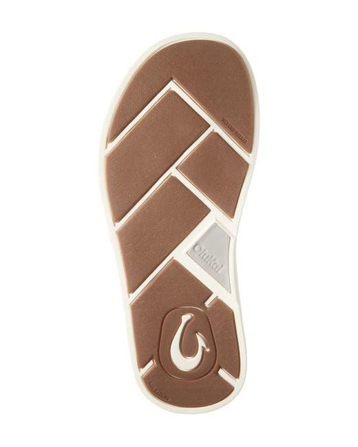 Olukai Gray Olali Flip Flop for men