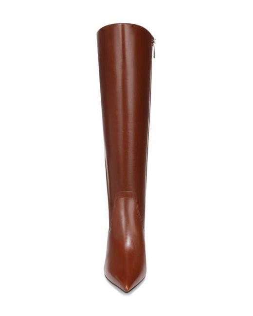 27 EDIT Naturalizer Brown Pepper Kitten Heel Knee High Boot