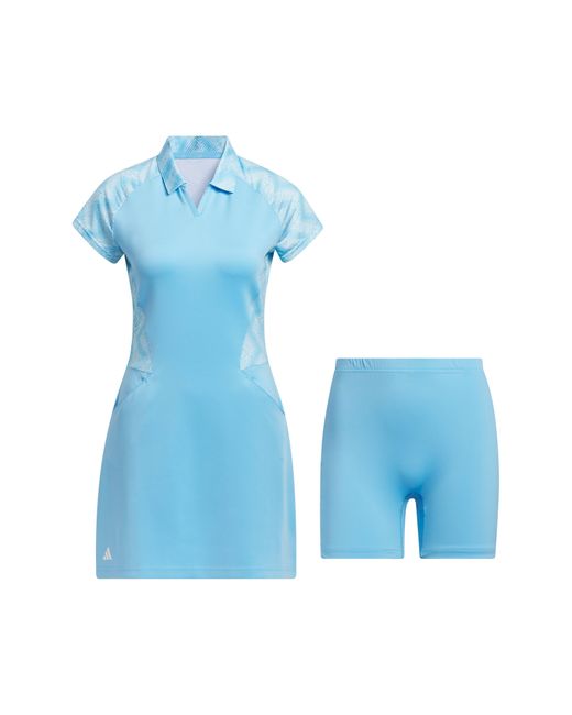 Adidas Originals Blue Ultimate365 Short Sleeve Golf Dress & Shorts