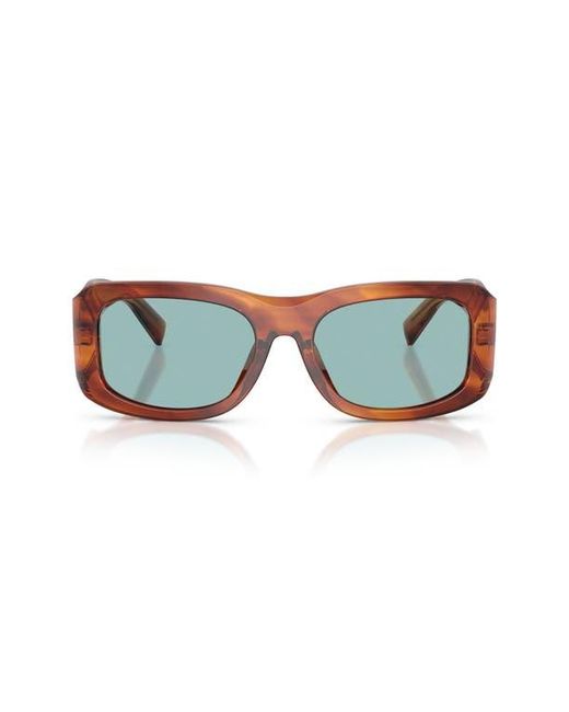 Dolce & Gabbana Blue 57Mm Rectangular Sunglasses for men