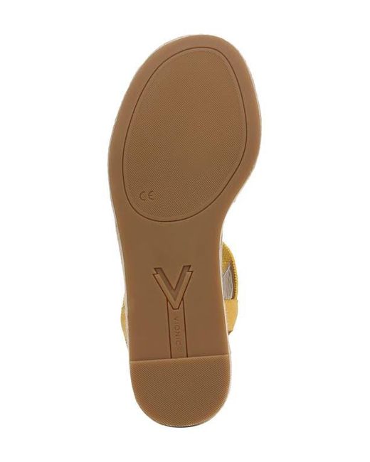 Vionic Metallic Calera Espadrille Wedge Sandal
