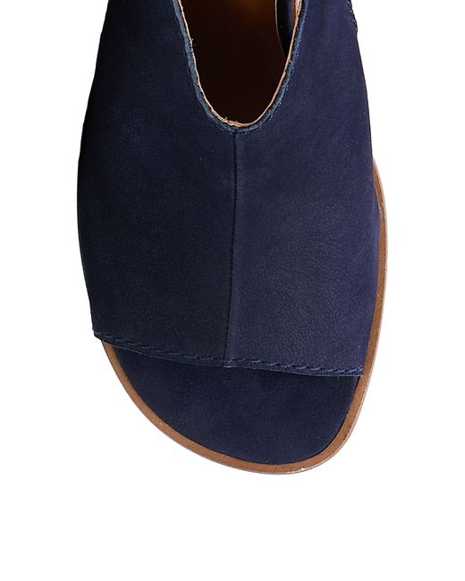 Lucky Brand Blue Saimy Block Heel Sandal