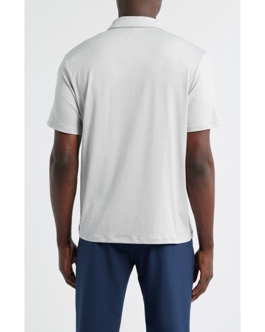 Zella White Dynamic Train Polo for men