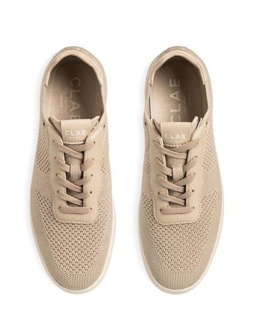 CLAE Natural Malone Knit Low Top Sneaker for men