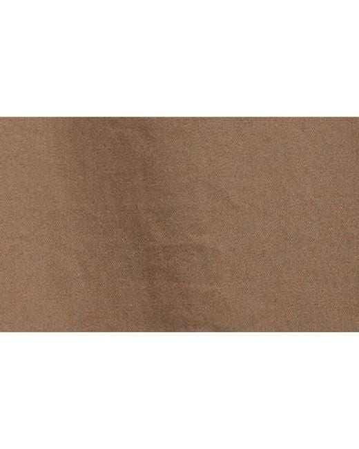 Burberry Natural Brenda Cotton Gabardine Trench Skirt