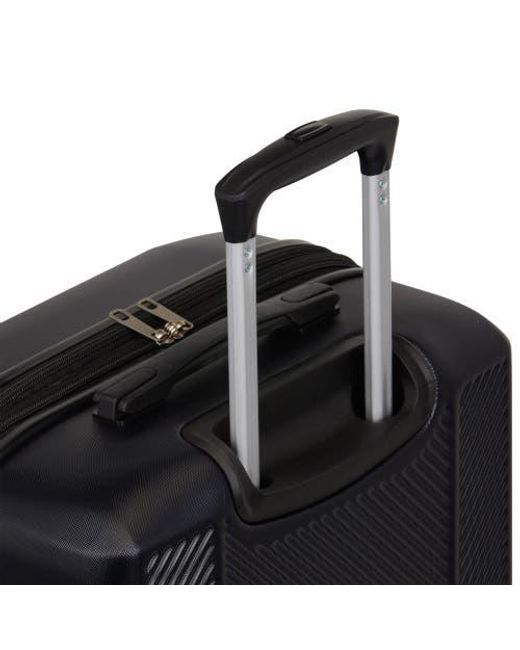 Bugatti Black Manchester Hardside Carry-On With Double Wheels