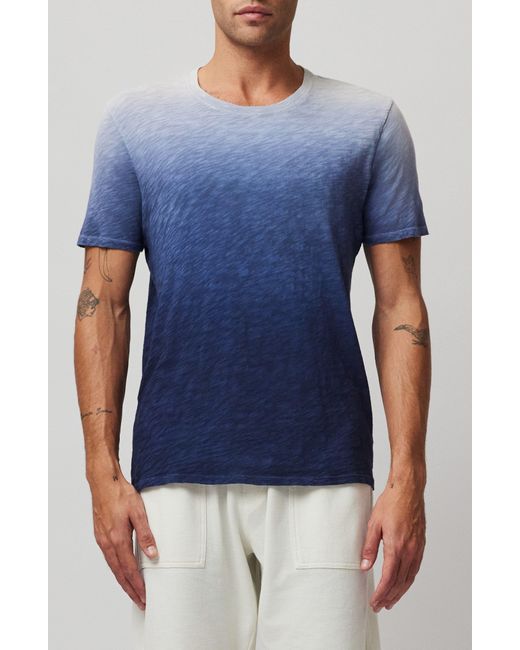 ATM Blue Ombré Cotton Slub T-shirt for men