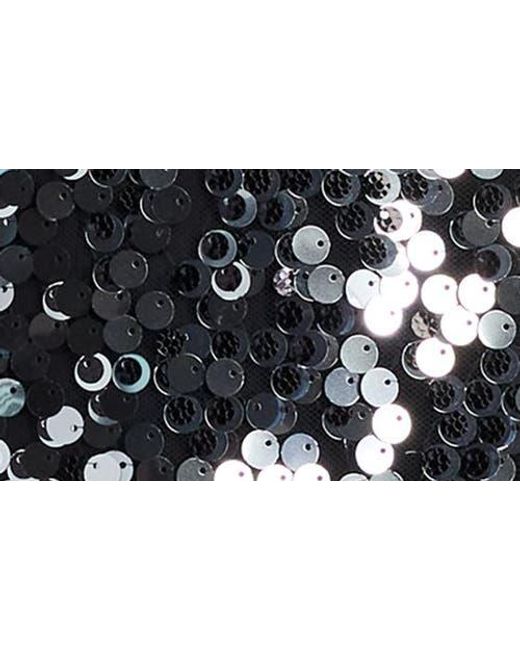 SHO by Tadashi Shoji Black Sequin Sleeveless Minidress