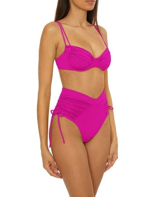 Becca Purple Color Code Underwire Bikini Top