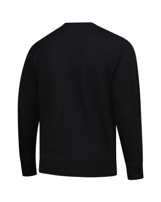 Mitchell & Ness Black Ohio State Buckeyes Elite Script Pullover Sweatshirt for men