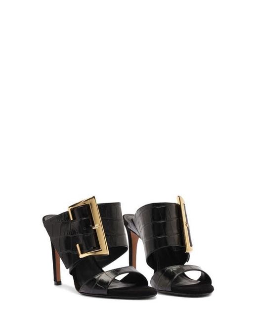 SCHUTZ SHOES Black Beatrix Slide Sandal