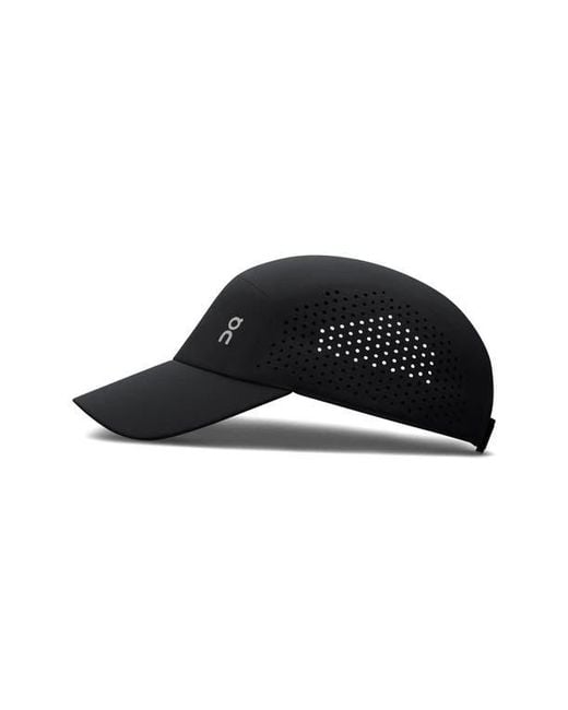 On Shoes Black Lightweight Baseball Cap