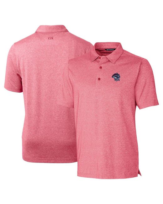 Cutter & Buck Pink Binghamton Rumble Ponies Forge Heathered Stretch Polo At Nordstrom for men