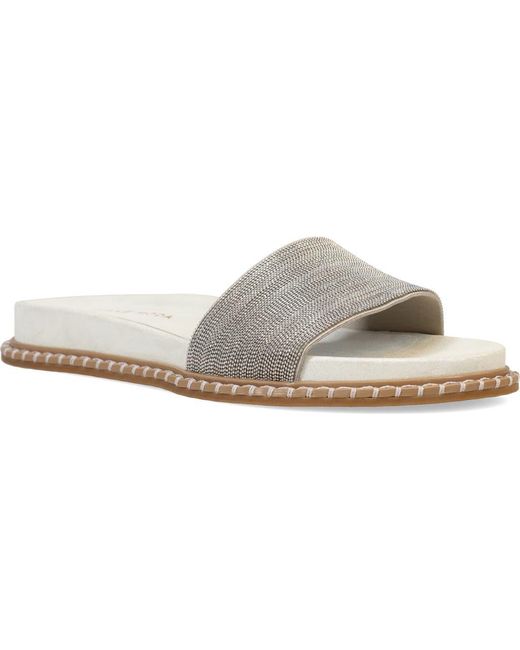Pelle Moda Gray Nyra Slide Sandal