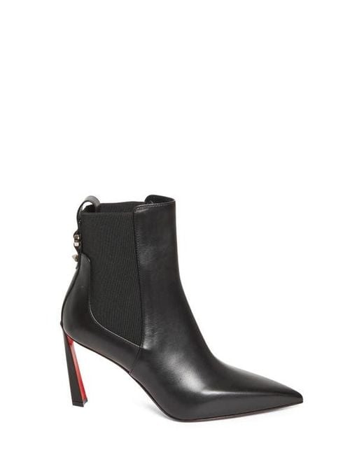 Christian Louboutin Black Condodo Pointed Toe Chelsea Boot