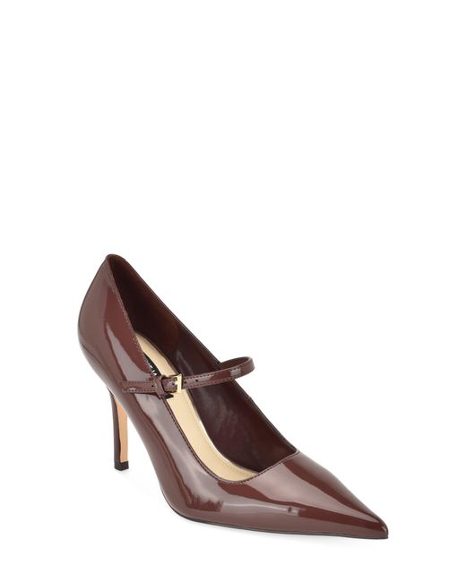 Nine West Brown Gorjus Pointed Toe Pump