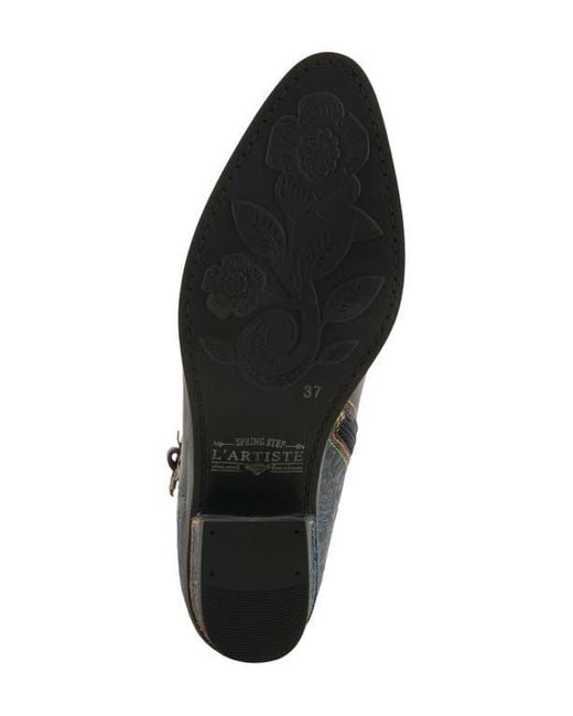 Spring Step Black Acree Bootie