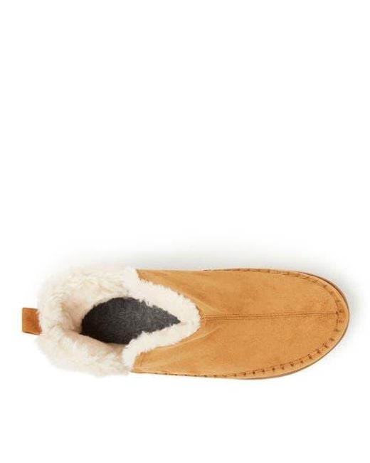 Dearfoams Brown Brixen Bootie Slipper for men