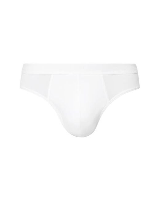 Hanro White Micro Touch Brief for men