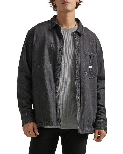 Lee Jeans Black Denim Overshirt for men