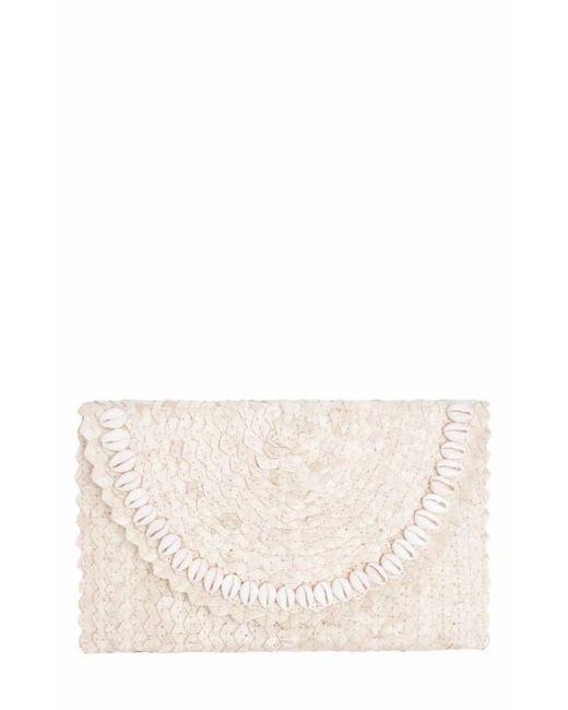 Jelavu Natural Coco Clutch Bag