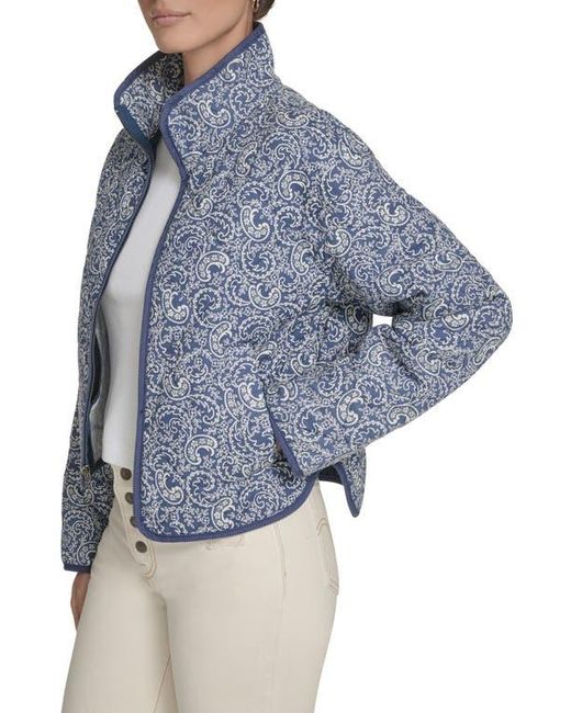 Levi's Blue Quilted Cotton Jacket