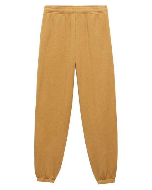 Mango Natural Stretch Cotton Fleece Joggers