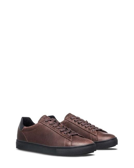 CLAE Brown Bradley Leather Sneaker for men