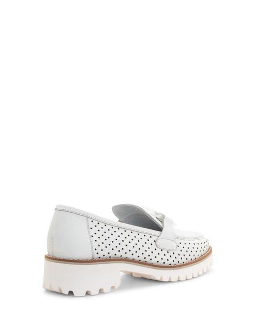 Ara White Kegon Loafer