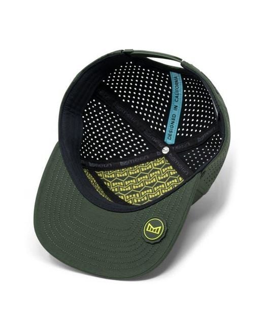 Melin Green Trenches Icon Hydro Performance Snapback Hat for men