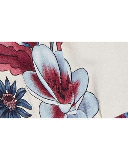 Farm Rio White Malu Floral Top