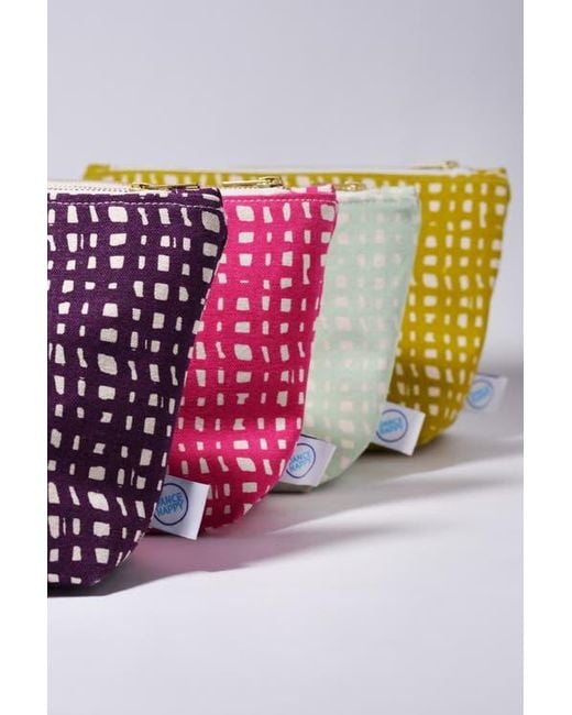 DANCE HAPPY Yellow Ivy Cosmetic Bag