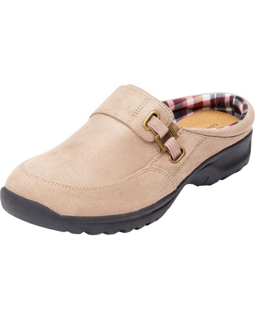 Comfortview Women's Natural The Joy Slip On Mule