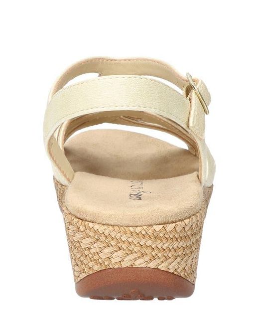 Easy Street Natural Lua Wedge Sandal