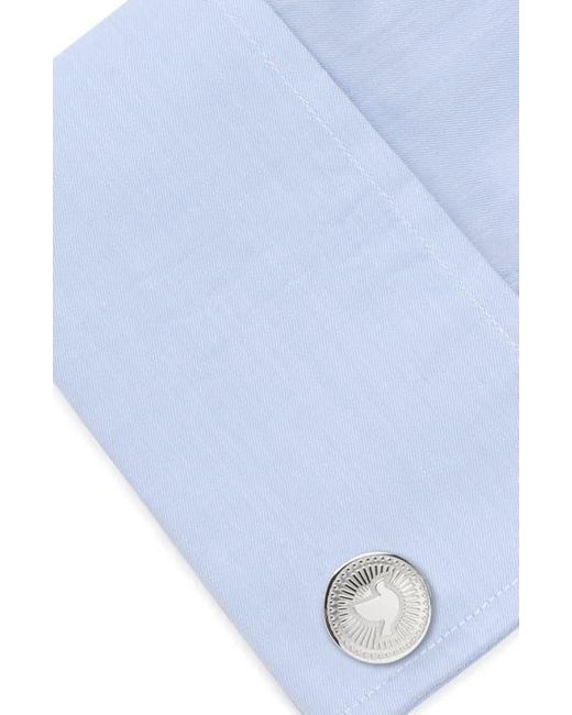 Cufflinks Inc. Metallic Dove Radial Cuff Links for men