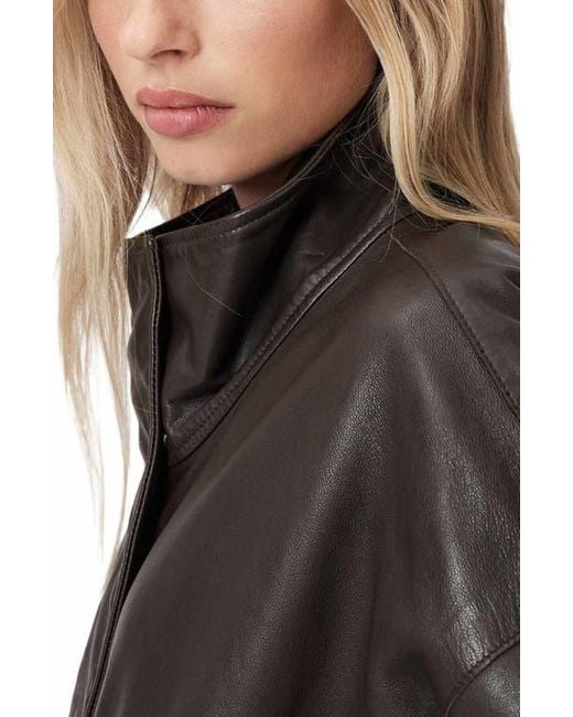 AllSaints Black Ryder Leather Jacket