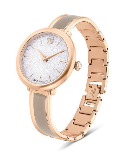 Swarovski Multicolor Crystalline Braclet Watch, 32Mm