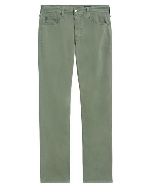 AG Jeans Green Everett Slim Straight Leg Pants for men
