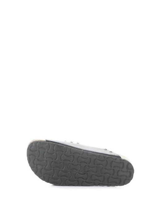 Bos. & Co. Black Perrin Studded Slide Sandal